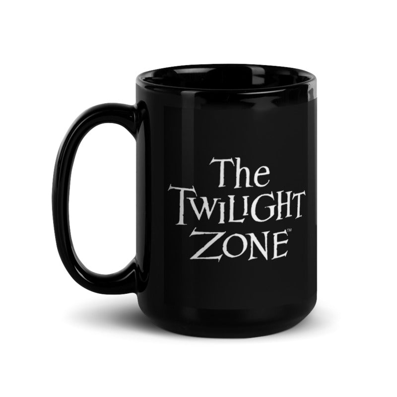 The Twilight Zone Logo Black Mug - Paramount Shop