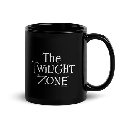 The Twilight Zone Logo Black Mug - Paramount Shop