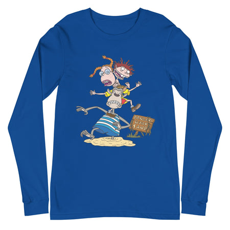 The Wild Thornberrys Danger Quicksand Adult Long Sleeve T - Shirt - Paramount Shop
