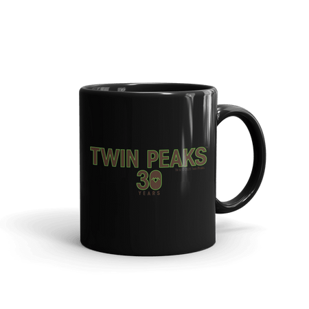 Twin Peaks 30th Anniversary Logo Black Mug - Paramount Shop