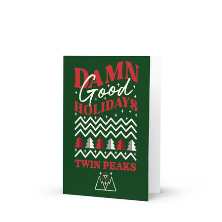 Twin Peaks Damn Good Holidays Greeting Card - Paramount Shop