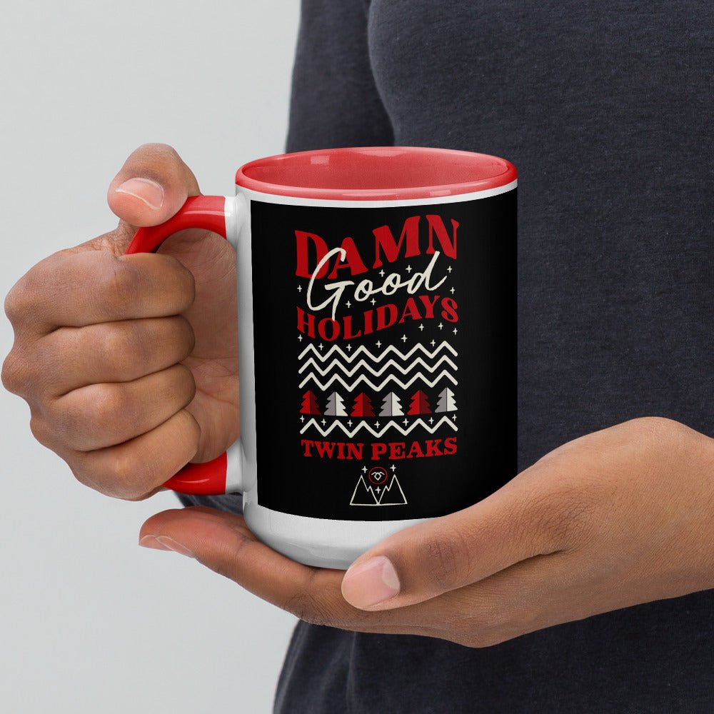 Twin Peaks Damn Good Holidays Two - Tone Mug - Paramount Shop