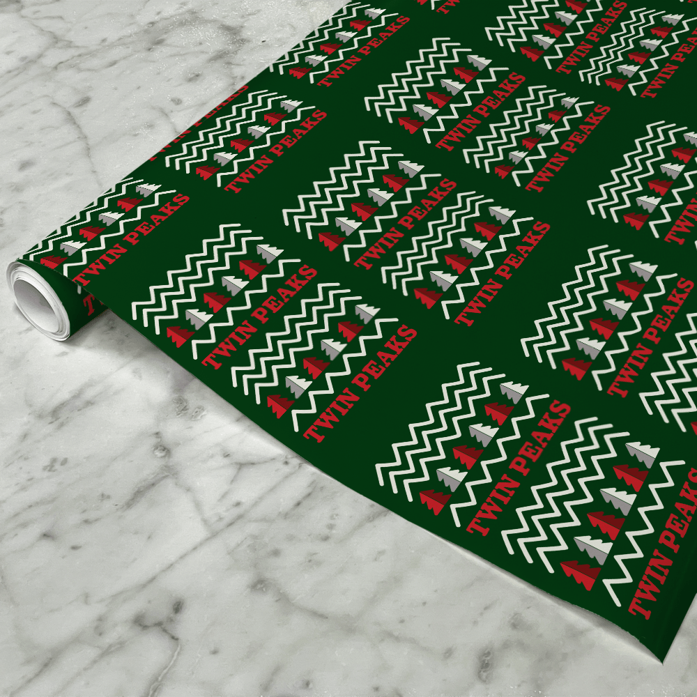 Twin Peaks Holiday Satin Gift Wrap - Paramount Shop
