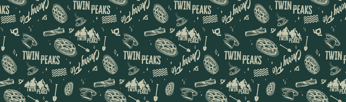 Twin Peaks Pattern Satin Gift Wrap - Paramount Shop