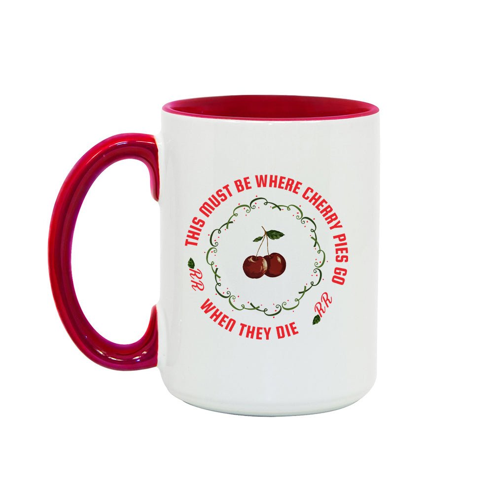 Twin Peaks This Must Be Where Pies Go When They Die Two - Tone Mug - Paramount Shop