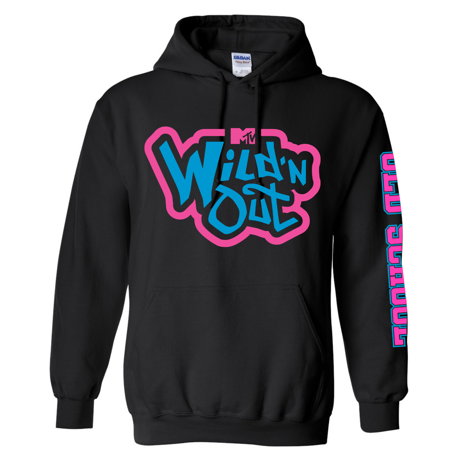 Wild N Out Neon Old School Hooded Sweatshirt