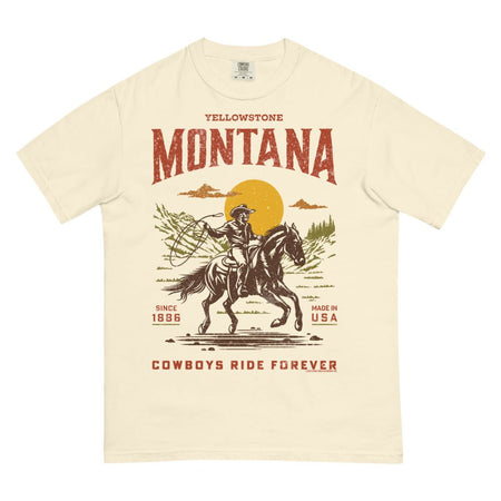 Yellowstone Cowboys Ride Forever Comfort Colors T-Shirt - Paramount Shop