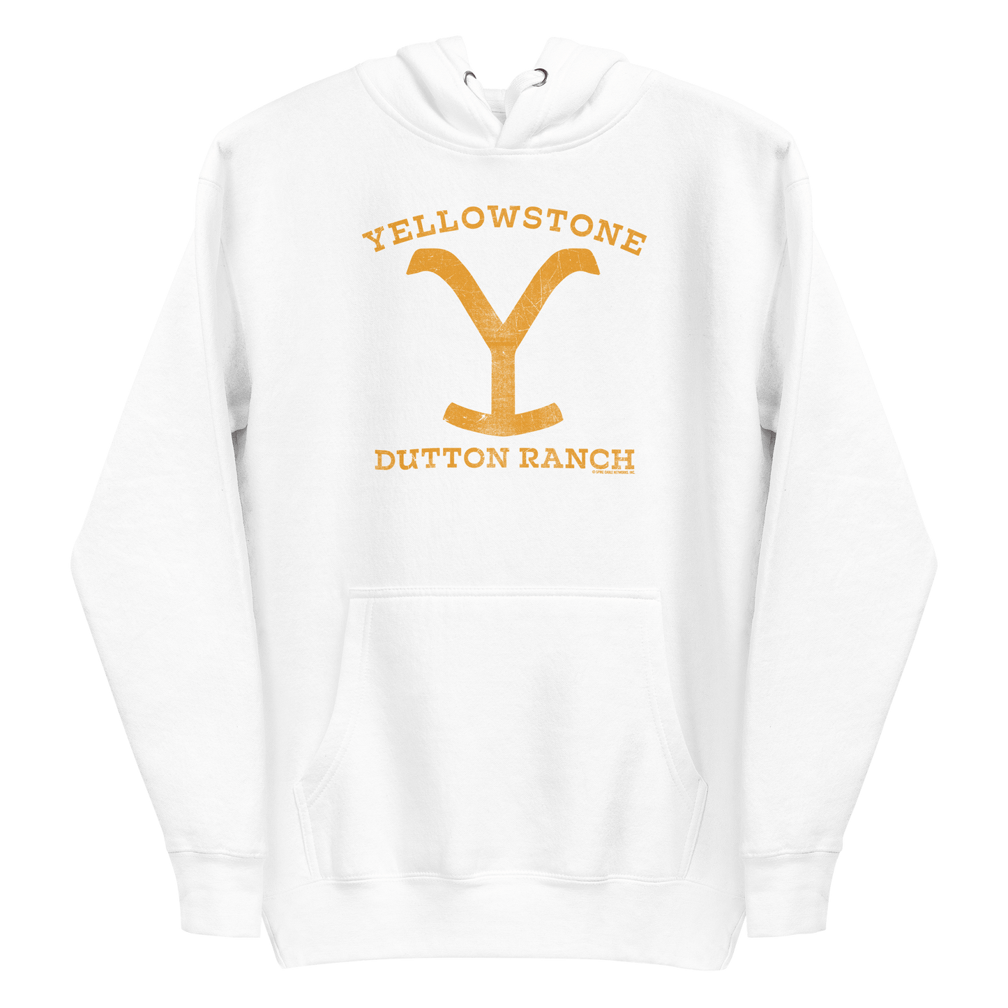Yellowstone Dutton Ranch Distressed Logo Unisex Premium Hoodie - Paramount Shop
