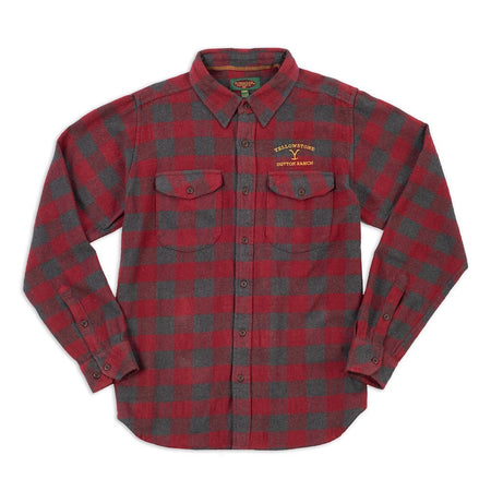 Yellowstone Embroidered South Fork Plaid Shirt - Paramount Shop