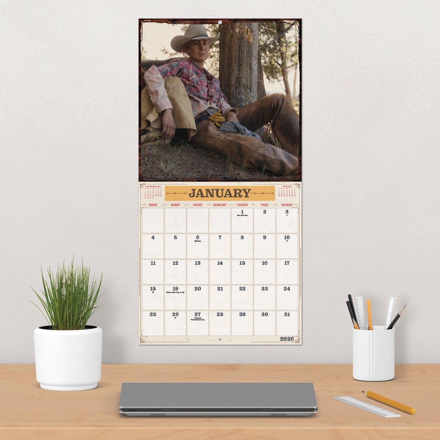 Yellowstone: From the Bunkhouse 2026 Wall Calendar - Paramount Shop