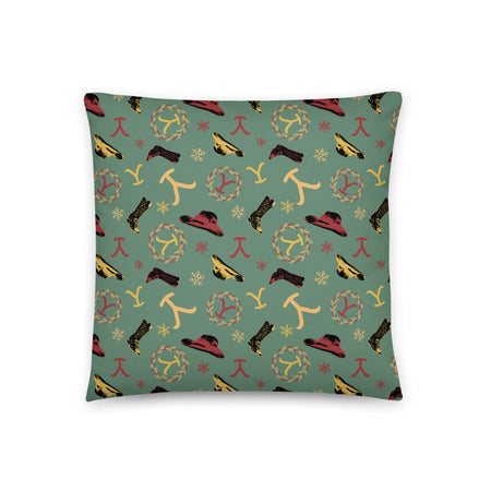 Yellowstone Holiday Throw Pillow - Paramount Shop
