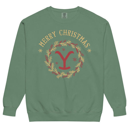 Yellowstone Merry Christmas Comfort Colors Sweatshirt - Paramount Shop