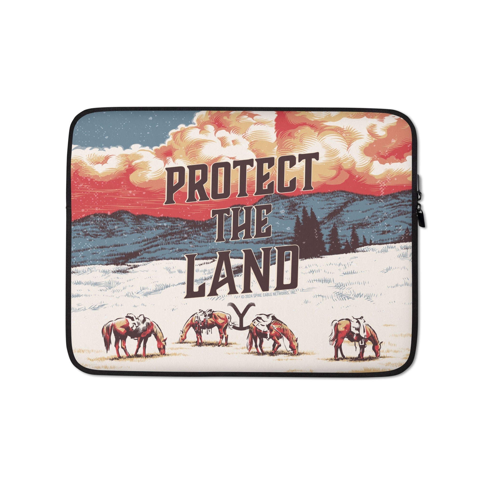 Yellowstone Protect The Land Laptop Sleeve – Paramount Shop