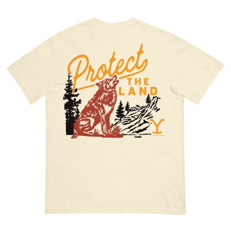 Yellowstone Protect the Land Wolf Comfort Colors T-Shirt - Paramount Shop