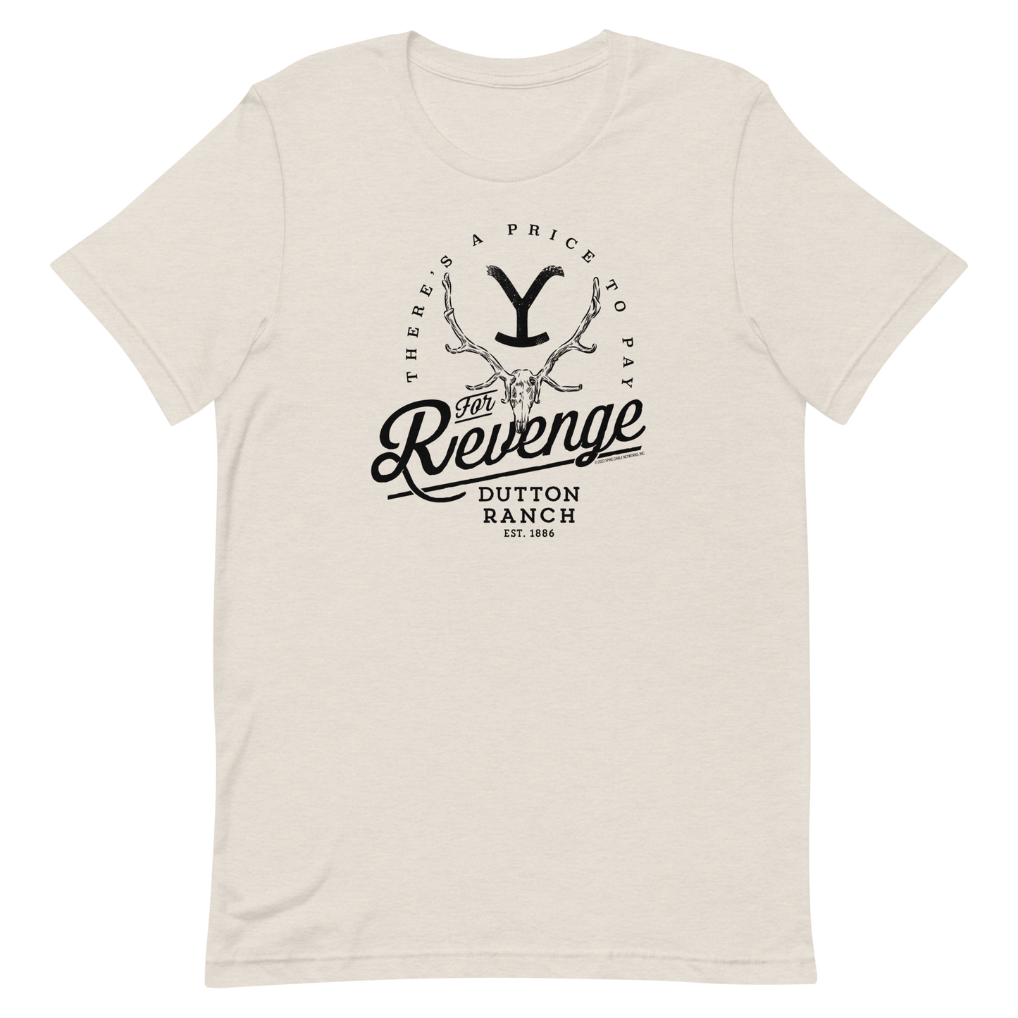 Yellowstone Revenge Neutral T - Shirt Adult T - Shirt - Paramount Shop