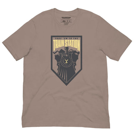 Yellowstone Take 'Em To The Train Station Badge Unisex T-Shirt - Paramount Shop