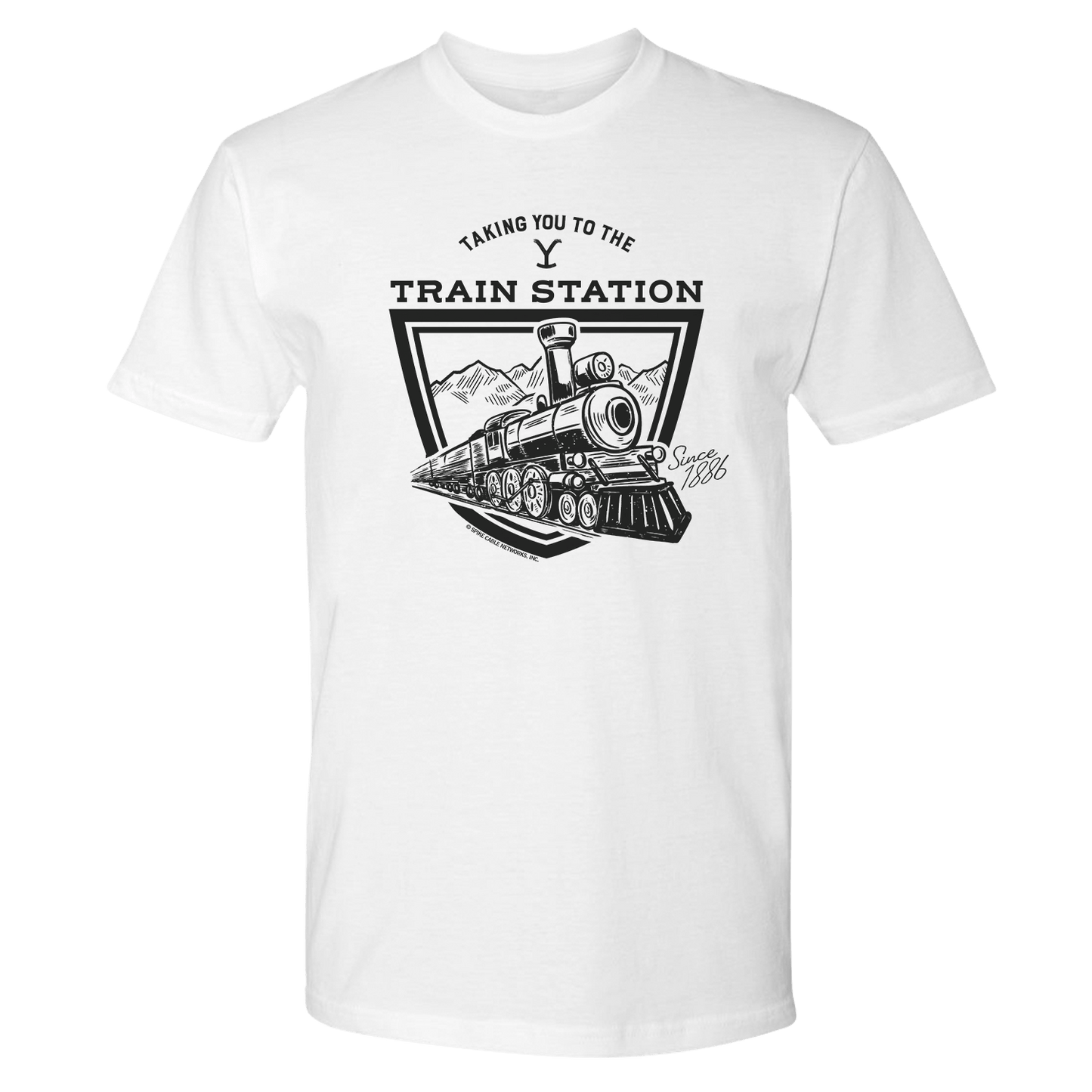 Yellowstone Taking You to the Train Station Adult Short Sleeve T - Shirt - Paramount Shop