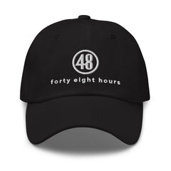 48 Stunden Logo Hut - Schwarz