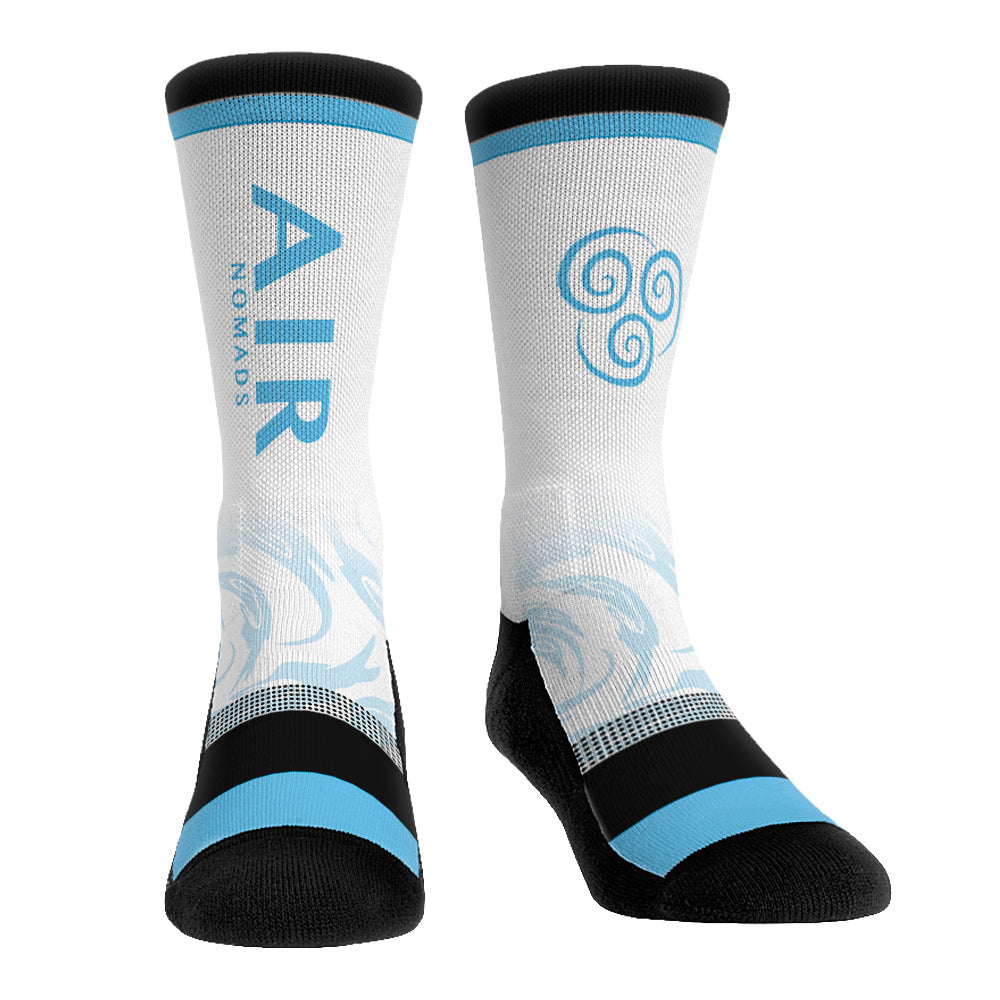 Avatar: The Last Airbender Air Nomad Jersey Socks in orange and yellow