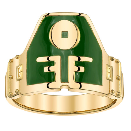 Avatar The Last Airbender The Blind Bandit Ring Gold Plated Sterling Silver