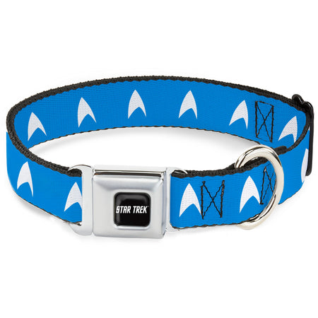 Star Trek Starfleet Insignia Dog Collar with seatbelt buckle.