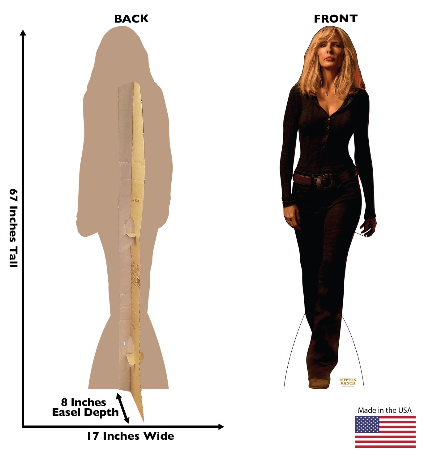 Dutton Ranch Beth Life-Sized Cardboard Cutout Standee-4