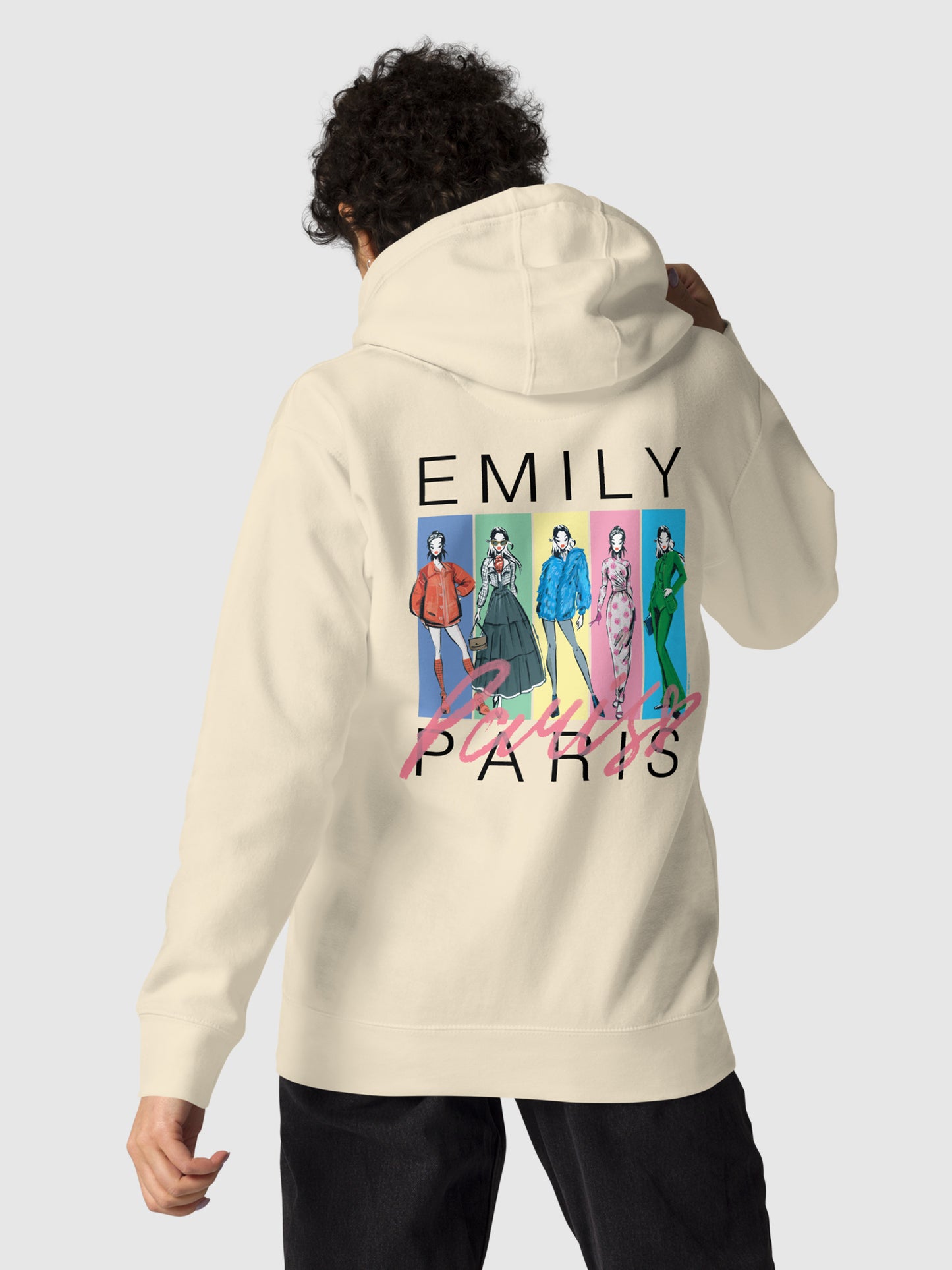 Emily in Paris Hoodie Fashion Sketches