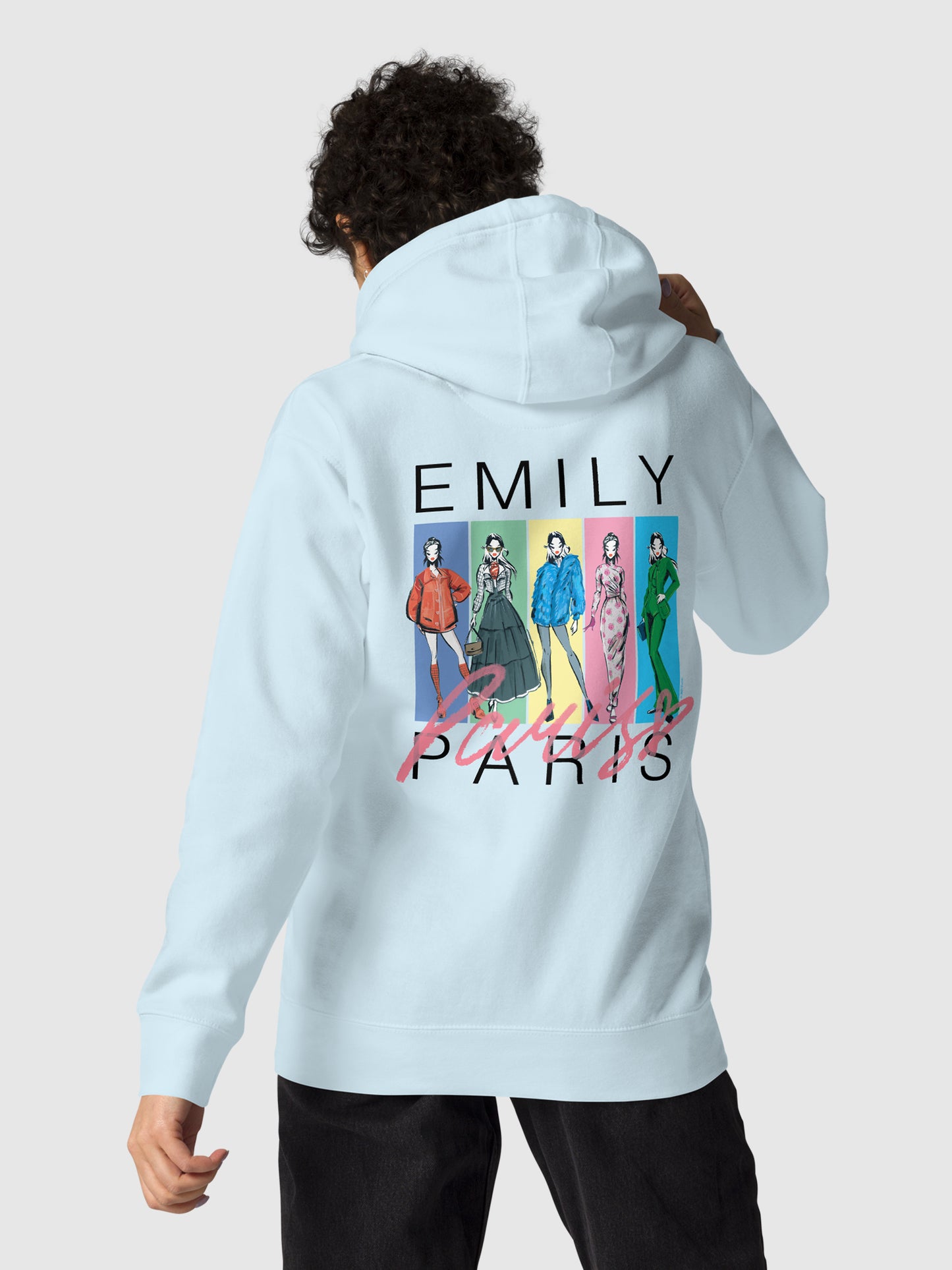 Emily in Paris Hoodie Fashion Sketches