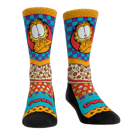 Garfield Showtime Socks featuring the orange cat with black stripes