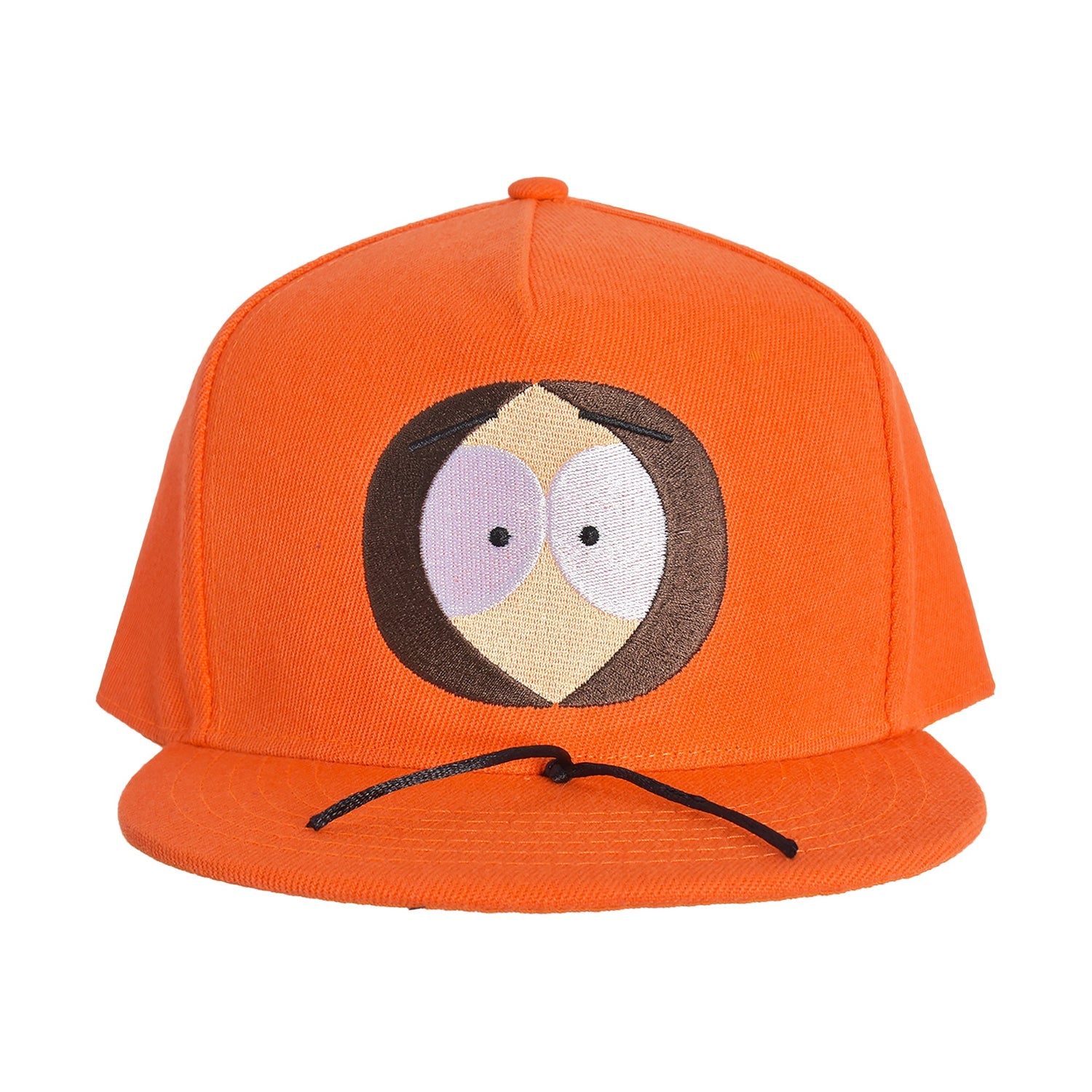 Back view of the South Park Kenny hat highlighting the adjustable snapback closure for a custom fit.