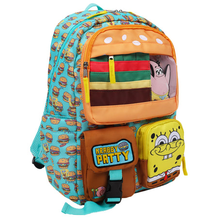SpongeBob and Patrick peekaboo pocket detail