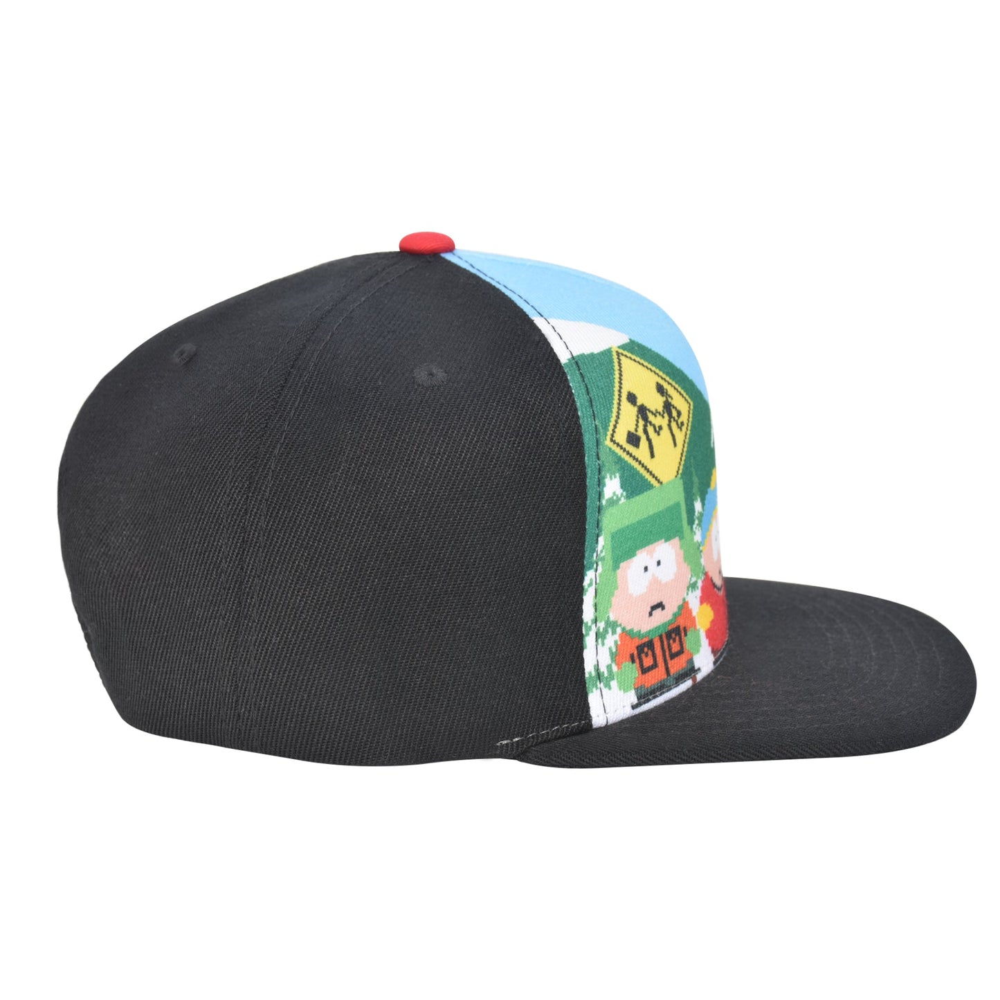 Back view of South Park snapback hat showing adjustable closure