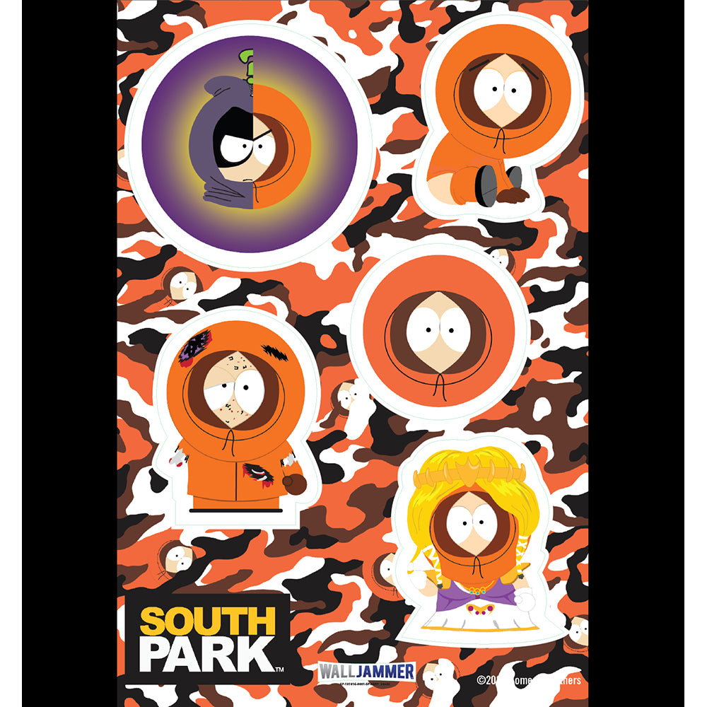 South Park Hoja De Adhesivos Murales De Kenny Paramount Shop