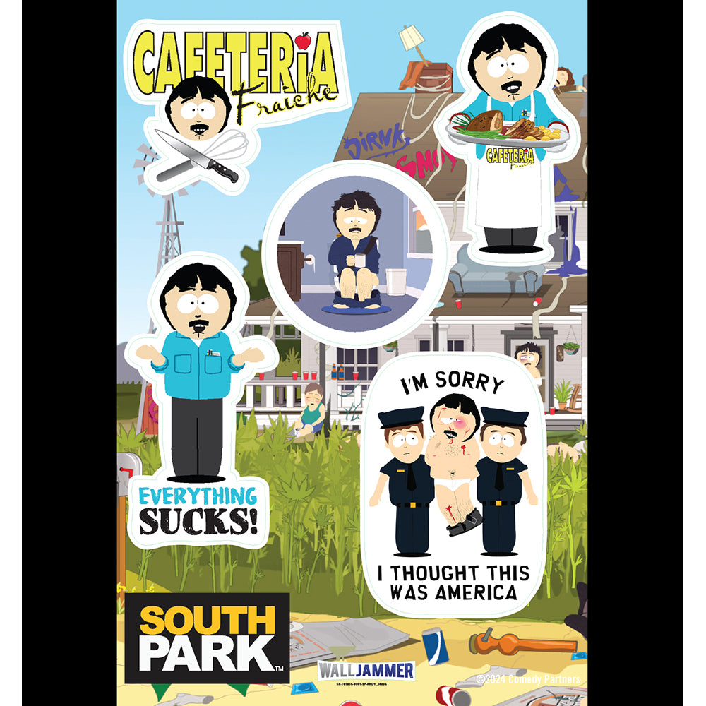 South Park Feuille D autocollants Muraux Randy Paramount Shop South Park Feuille D Autocollants Muraux Randy Paramount Shop