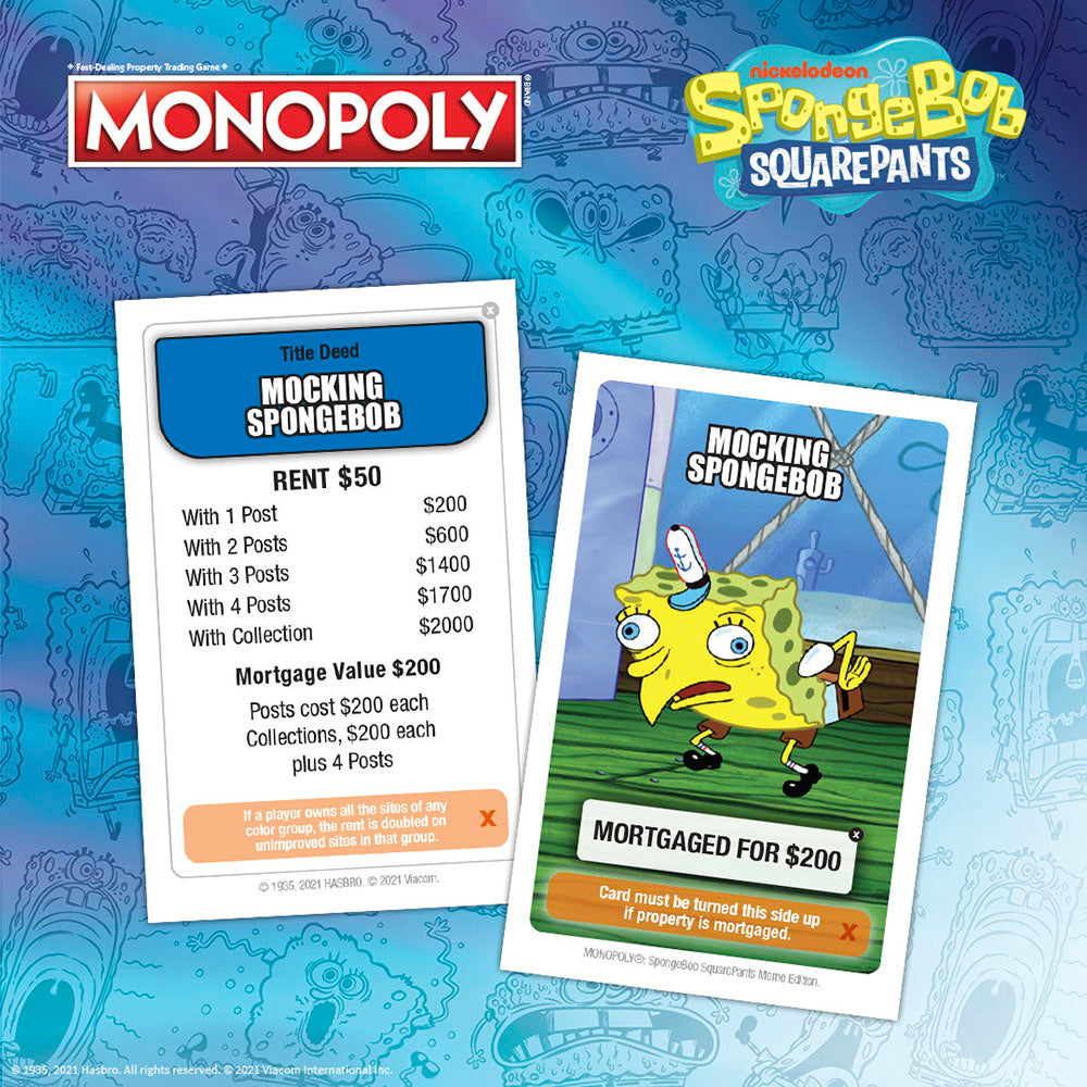 SpongeBob SquarePants Meme Edition Monopoly