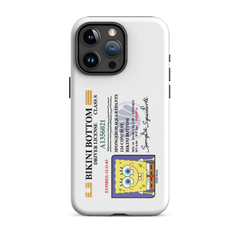SpongeBob SquarePants SpongeBob Licencia de Conducir Tough Phone Case - iPhone - iPhone 15 Pro Max