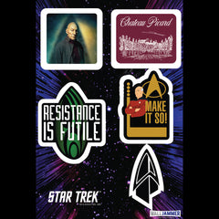 Star Trek: Picard Feuille d'autocollants muraux - 24 pouces x 36 dans