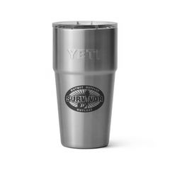 Survivor Yeti® Rambler 20oz Stapelable Cup mit Deckel