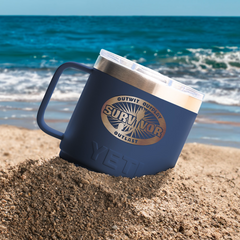 Survivor Yeti Rambler 14oz Taza Apilable con Tapa