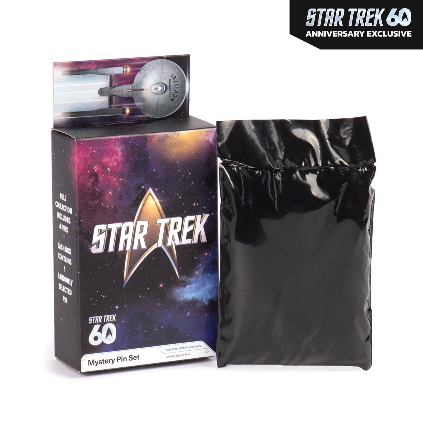 Star Trek 60th Anniversary Limited Edition Mystery Pin Set