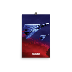 Top Gun Póster en papel mate de alta calidad - 12 en x 18 en