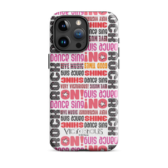 Victorious Dance Sing Shine Muster Tough Telefon Fall - iPhone - iPhone 15 Pro Max