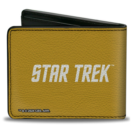 Open view of Star Trek Starfleet wallet showing card slots
