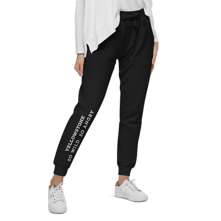 Yellowstone Dutton Ranch So Wild So Angry Unisexe Toison Pantalons de survêtement