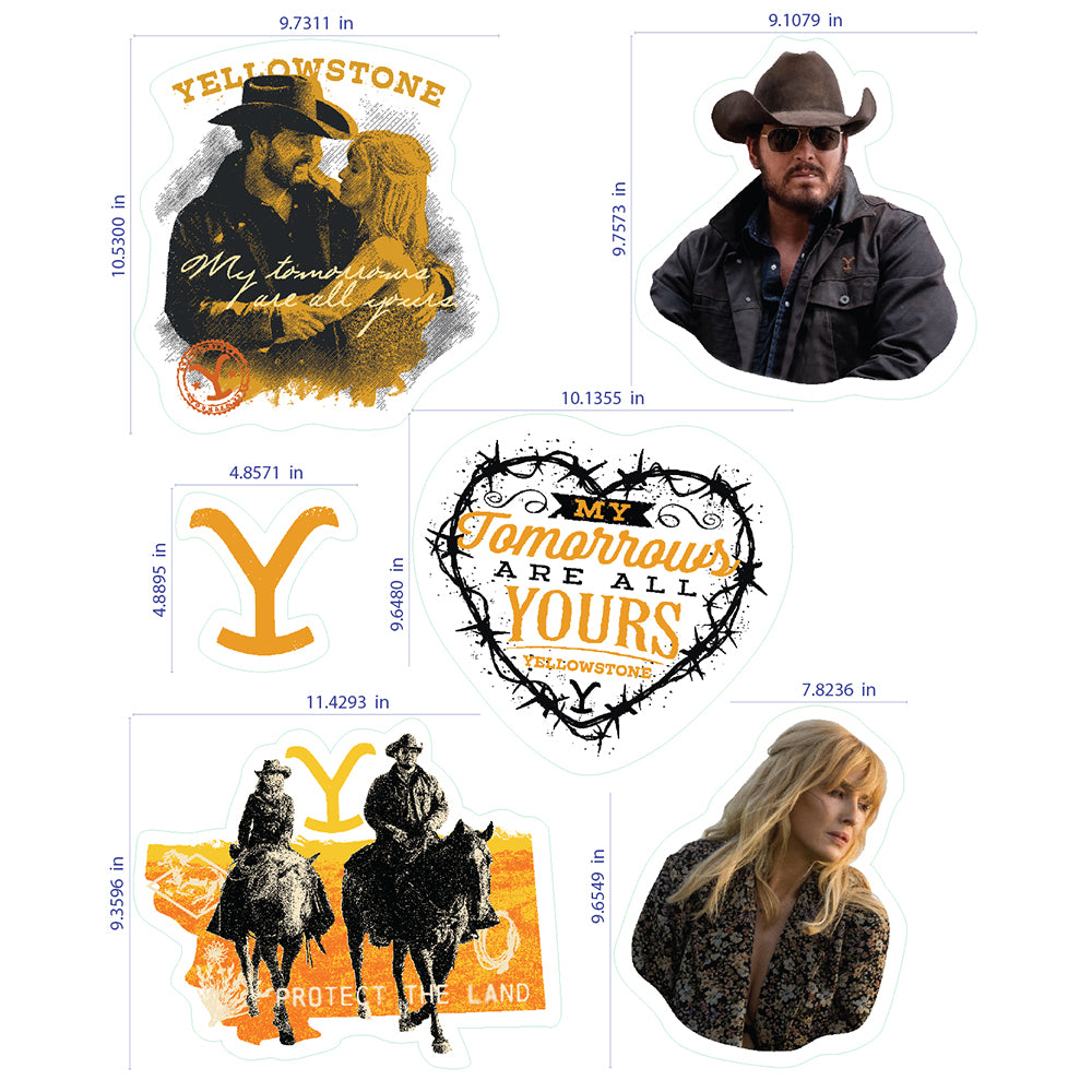 Yellowstone Rip & Beth Wall Decals