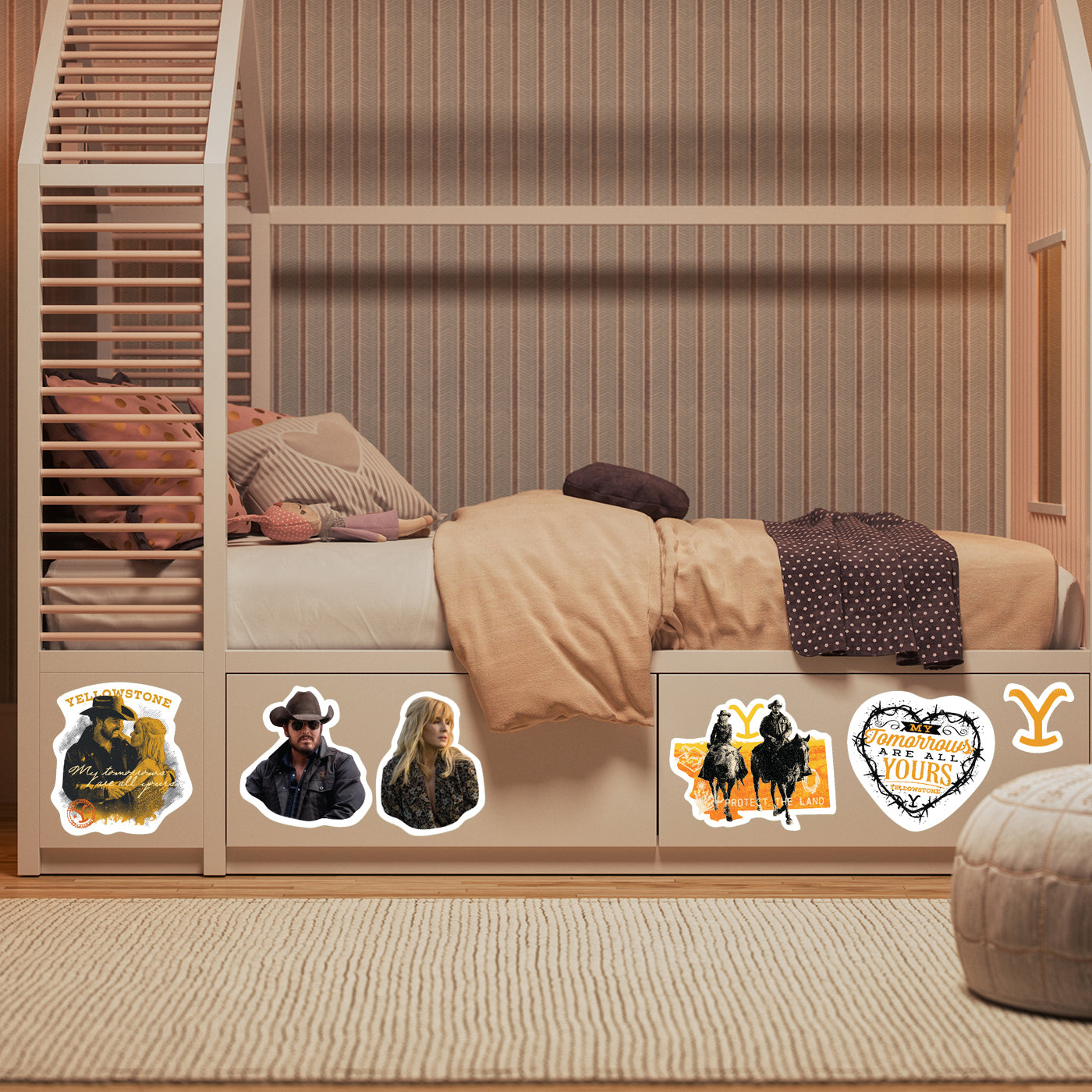 Yellowstone Rip & Beth Wall Decals