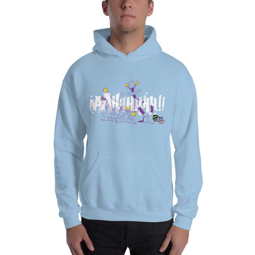 ahh real monsters hoodie Aaahh!!! Real Monsters Cast Hooded Sweatshirt Grey / 5XL