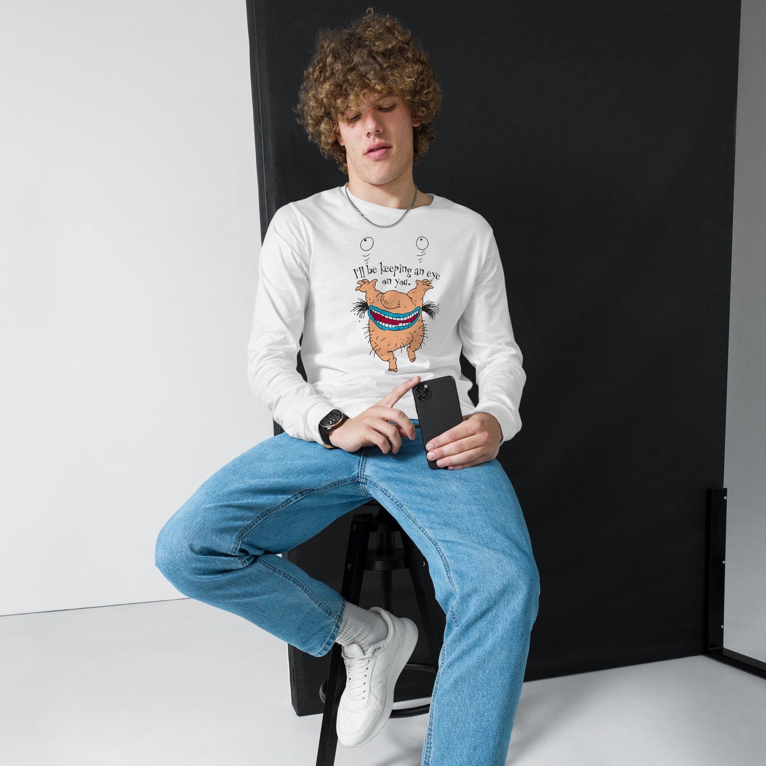 aaahh real monsters costume Aaahh!!! Real Monsters Krumm Eye on You Unisex Long Sleeve T-Shirt – Paramount Shop