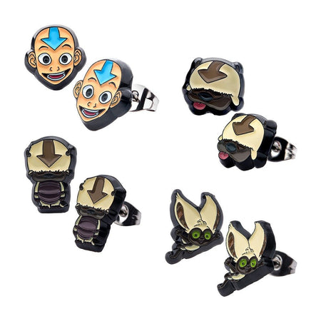 Avatar: The Last Airbender 4-Pair Earring Set - Paramount Shop