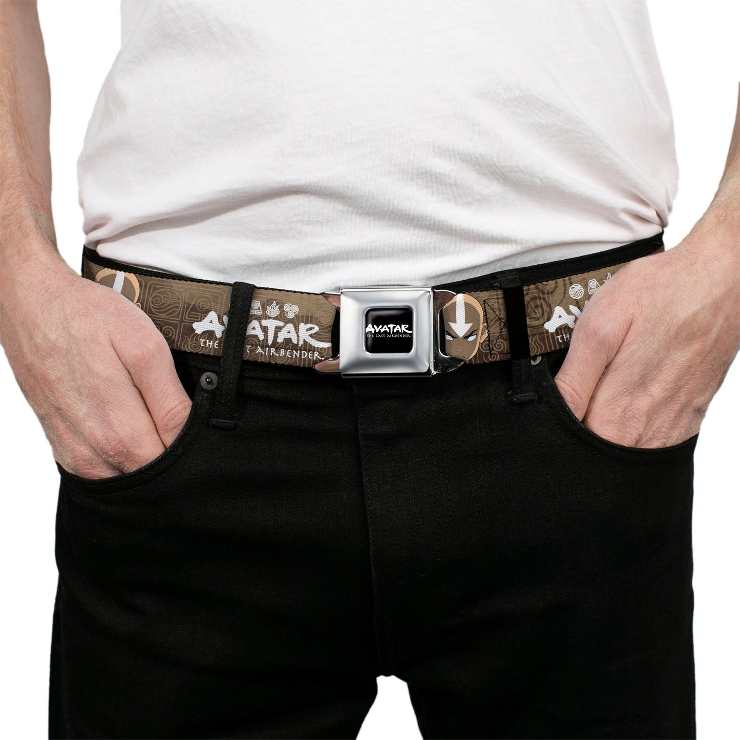 Avatar: The Last Airbender Aang Face Close - Up Seatbelt Belt - Paramount Shop